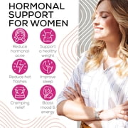 Cortisol Supplements for Women with Ashwagandha, Rhodiola & L-Theanine | Cortisol Reducer Designed for High Stress, Fatigue & Mood Swings | Supports Hormone Balance & Steady Energy | 60 Capsules