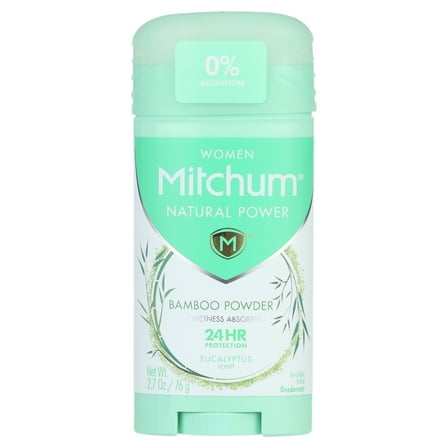 Mitchum Natural Power Deodorant for Women, Eucalyptus 2.7 oz