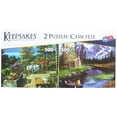 thumbnail image 1 of Puzzle Sure-Lox Keepsakes, 2 500 piezas de largo, cabaña, porche y canoa de montaña, 1 of 7