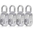 thumbnail image 1 of Jeu de 4 Poulies pour Cordes, Galet Simple en Acier Inoxydable M25, 1 of 5