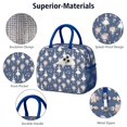 thumbnail image 4 of Womens Dark Blue Ballerina Flower Pattern Lunch Box for Work,Insulated Lunch Bag for Women,Loncheras Para Mujer,Leakproof Adult Lunch Bag for Work,Beach,Travel,Picnic,Camping, 4 of 7