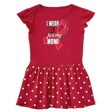 

Inktastic Sickle Cell Awareness I Wear Red For My Noni Gift Baby Girl Dress