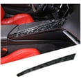thumbnail image 1 of TINKI Real Carbon Fiber Center Control Side Trim Compatible with Chevrolet Corvette C8 2020-2023, Center Console Passenger Side Decorative Strip Cover, 1 of 15