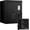 Black, variant on Lockable Metal Storage Cabinet with Shelf, Vertical Steel Organizer Locker for Employees, Black Side Table