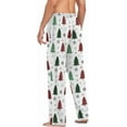 thumbnail image 5 of HPINK-T Mens Sleep Pajama Pants Set Bottoms Christmas Gingerbread Blue Fleece Lounge Sleepwear PJs XXL, 5 of 12