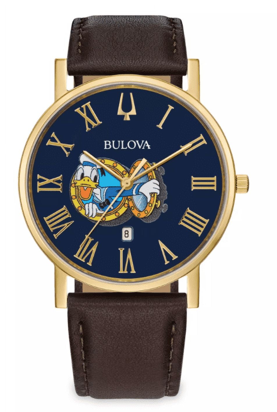 Disney Parks Goofy Stainless Steel Quartz Watch by Bulova New with Box Walmart