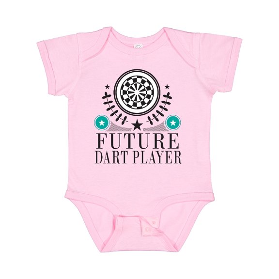 Inktastic Future Dart Player Dart Board Boys or Girls Baby Bodysuit