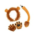 thumbnail image 1 of Conjunto de disfraz de animal para Halloween jinwen incluye diadema de león guantes y cola, 1 of 8