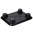 thumbnail image 6 of G.E.T. FT-20-BK Stackable Cafeteria / Fast Food Plastic Tray with Cupholders, 17" x 14", Black (Set of 12), 6 of 6