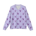 thumbnail image 5 of Valentine's Day Pullovers for Men Funny Love Heart Graphic Knit Lightweight V-neck Sweatshirts Valentines Pullover Tops, 5 of 5
