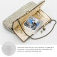 thumbnail image 3 of PRATYUS Blue Flower Bamboo Plant Rocks Jewelry Box Travel Case White, 3 of 5