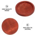 thumbnail image 6 of 10 Pcs Landscape Base Table Top Display Stand Desktop Decoration Toys Decorations Wood Coaster Red Wooden, 6 of 6