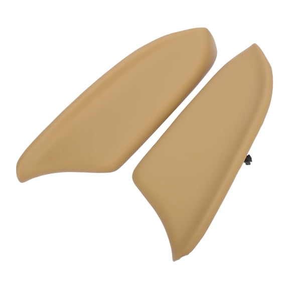 Unique Bargains 1 Pair Car Front Door Panels Armrest Lid Pad Handle Cover Base Plate Beige for Accord 08-12