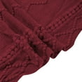 thumbnail image 6 of Shawl Collar Long Sleeve Womens Pullover Sweater Turtleneck Poncho Sweater with Fringes Hem for Women, 6 of 9