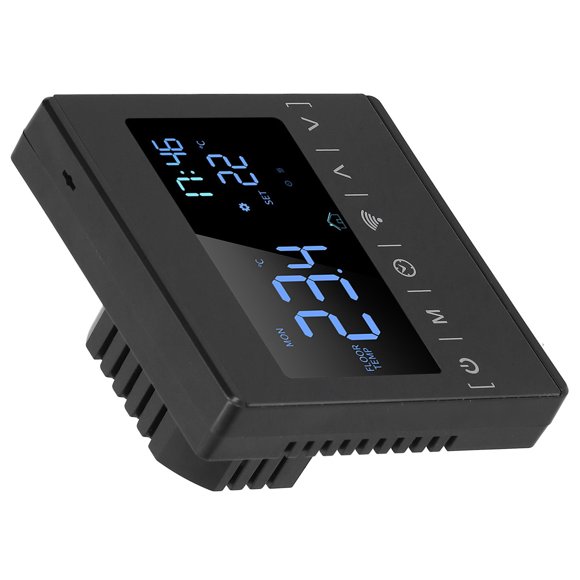 Touch Screen Smart Thermostat, Stable Reliable Practical Touch Button Digital Programmable Thermostat for Temperature Control for Home