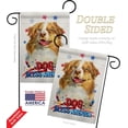 thumbnail image 3 of Breeze Decor G120204-BO Patriotic Yellow Australian Shepherd Animals Dog 13 x 18.5 in. Double-Sided Decorative Vertical Garden Flags for House Decoration Banner Yard Gift, 3 of 4