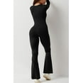 thumbnail image 6 of ZANKLEY Jumpsuits for Women Square Neck Wide Leg Full Length One-Piece Romper, 6 of 7