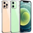 thumbnail image 1 of IBAOLE Clear Case Compatible with iPhone 12 Case/iPhone 12 Pro Case,Non-Yellowing Shockproof Protective Phone Case- Slim ThinMetal Silver, 1 of 7