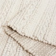 thumbnail image 5 of SAFAVIEH Natura Rosaline Striped Area Rug, Ivory, 6' x 6' Square, 5 of 7