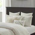 thumbnail image 3 of Gracie Mills Cora Oversized Cotton Clipped Jacquard Comforter Set with Euro Shams Throw Pillows - GRACE-13615, 3 of 5