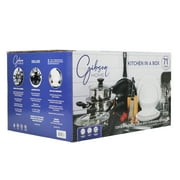 Gibson Home Stainless Steel Cookware Set, Pots and Pans with Dinnerware, Bakeware, and Utensils, 72-Piece
