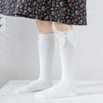 thumbnail image 5 of Baby Knee High Socks - Toddler Long Cotton Tube Stockings With Bow Ruffles for Girls - Infant Dress Socks, 5 of 5