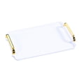 thumbnail image 1 of veasfak Serving Tray Rectangular Bathroom Organizer for Restaurant Hotel Living Room M, 1 of 9