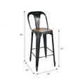 thumbnail image 5 of Marais Bar Stool with High Back, 5 of 5
