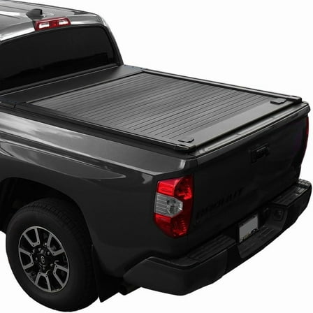 Syneticusa Stealth Black Retractable Hard Truck Bed Tonneau Cover Fits 2009-2026 Ram 1500 5'7" Truck Bed