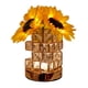 thumbnail image 3 of Girasol Lámpara de mesa de noche LED Luz de noche Mesa de comedor Lámpara de flores artificiales Brillo ajustable para Farmhouse Party Gabinete, 3 of 9