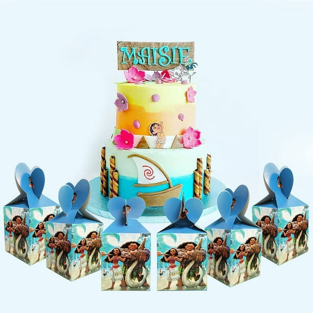 12PCS Moana Candy Box, Moana Birthday Party Supplies, Moana theme