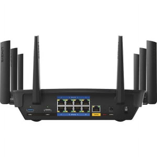 Linksys EA9500 Max-Stream Gigabit MU-MIMO Wi-Fi Router, Black, (AC5400) - image 4 of 6