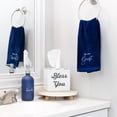 thumbnail image 4 of AuldHome Design White Tissue Box Cover; Enamelware Square Distressed Farmhouse Vintage Style Decor Tissue Holder, 4 of 10