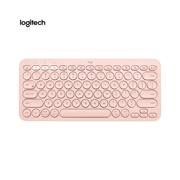 Logitech Wireless 3.0 Keyboard EASY-SWITCH Keyboard Multi-device Connection Multiple Operating Systems Pink - Walmart.com