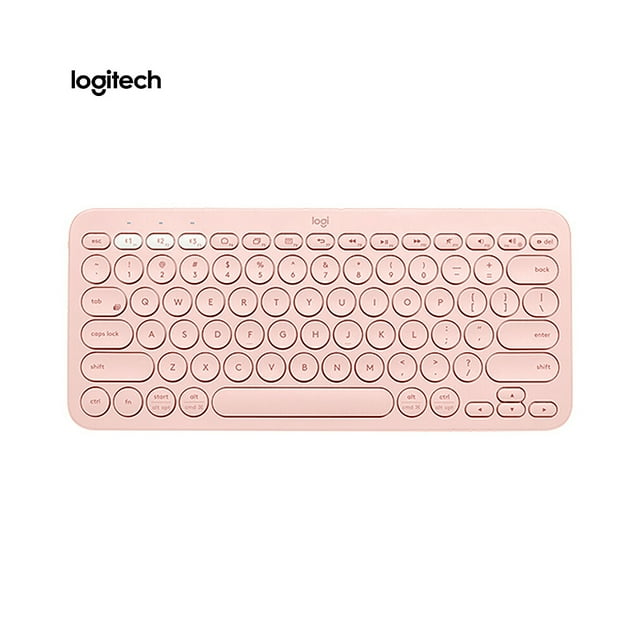 Mistaha Ultra-Thin Pink Bluetooth Keyboard for Multi-Device Connection - Enjoy Effortless Switching and Laptop-like Typing Experience!