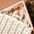 thumbnail image 3 of Calendrier de l'Avent Compte à Rebours de Noël Boîte à Chocolat Armoires Tiroirs Réutilisables Fournitures de Fête de Noël Faites à la Main, 3 of 17