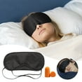 thumbnail image 1 of YWIYIUD 1 Set 7.09 Inch Lightweight Durable Sleeping EyeMasks with Adjustable Strap Suitable for Adults Portable and Practical Light Blocking Eye Cover and Earplugs for Long Wearing During Travel, 1 of 7