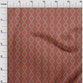 thumbnail image 2 of oneOone Viscose Chiffon Fabric Diamond & Swirl Ikat Decor Fabric Printed BTY 42 Inch Wide, 2 of 4