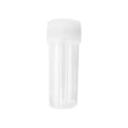 thumbnail image 1 of Qarigey Tubo de muestra de plástico de color transparente 100x con tapa, fácil de limpiar y respetuoso con el medio ambiente, práctico Cuentagotas de vidrio y botellas, 1 of 6