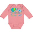 thumbnail image 3 of Inktastic My Gramps Loves Me- cute elephants Boys or Girls Long Sleeve Baby Bodysuit, 3 of 5