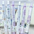 thumbnail image 1 of 6pcs moda Kawaii rosa suave escritura gel pluma creativa secado rápido prensa pluma neutral estética papelería suministros de oficina, 1 of 8