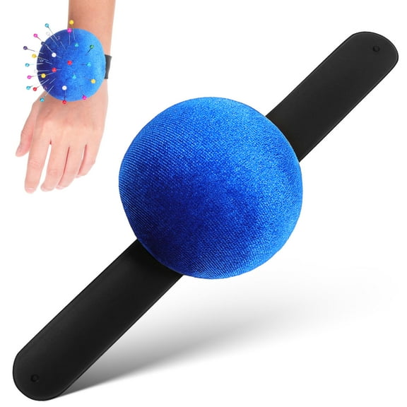 WORGEOUS Wrist Pin Cushion Sewing Needle Pin Cushion Wrist Pin Cushion Band Slap On Pin Cushion Bracelet Wearable Pin Cushion For Needlework