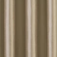 thumbnail image 2 of Curtainworks Malta Indoor Curtain, Polyester Room Darkening Faux Silk Grommet Single Panel, Sand, 50" x 120", Adult, 2 of 5