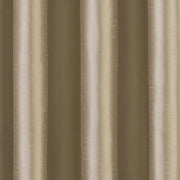 Curtainworks Malta Indoor Curtain, Polyester Room Darkening Faux Silk Grommet Single Panel, Sand, 50 x 84