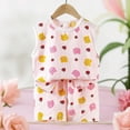 thumbnail image 2 of TOWED22 Toddler Boys Clothing Sets Summer Sleeveless Striped Tank Top Casual Shorts with Pocket Pink,18-24 M, 2 of 4