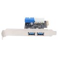 thumbnail image 4 of Pcie Usb Card, USB3.0 Expansion Card 19 Pin 4P  For  7 32/64 For Windows8.1 For  Xp 32/64, 4 of 8