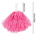 thumbnail image 4 of Cheerleading Pom Poms with Handle, Metallic Foil Cheer Pom Poms for Team Spirit, Sports Games, Dance, Football, Basketball, Party & Stage Performance, 9.8", Pink, 4 of 8