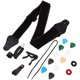 thumbnail image 5 of 1 juego de accesorios para guitarra, correa para guitarra, cejilla, correa para guitarra eléctrica con púas., 5 of 6