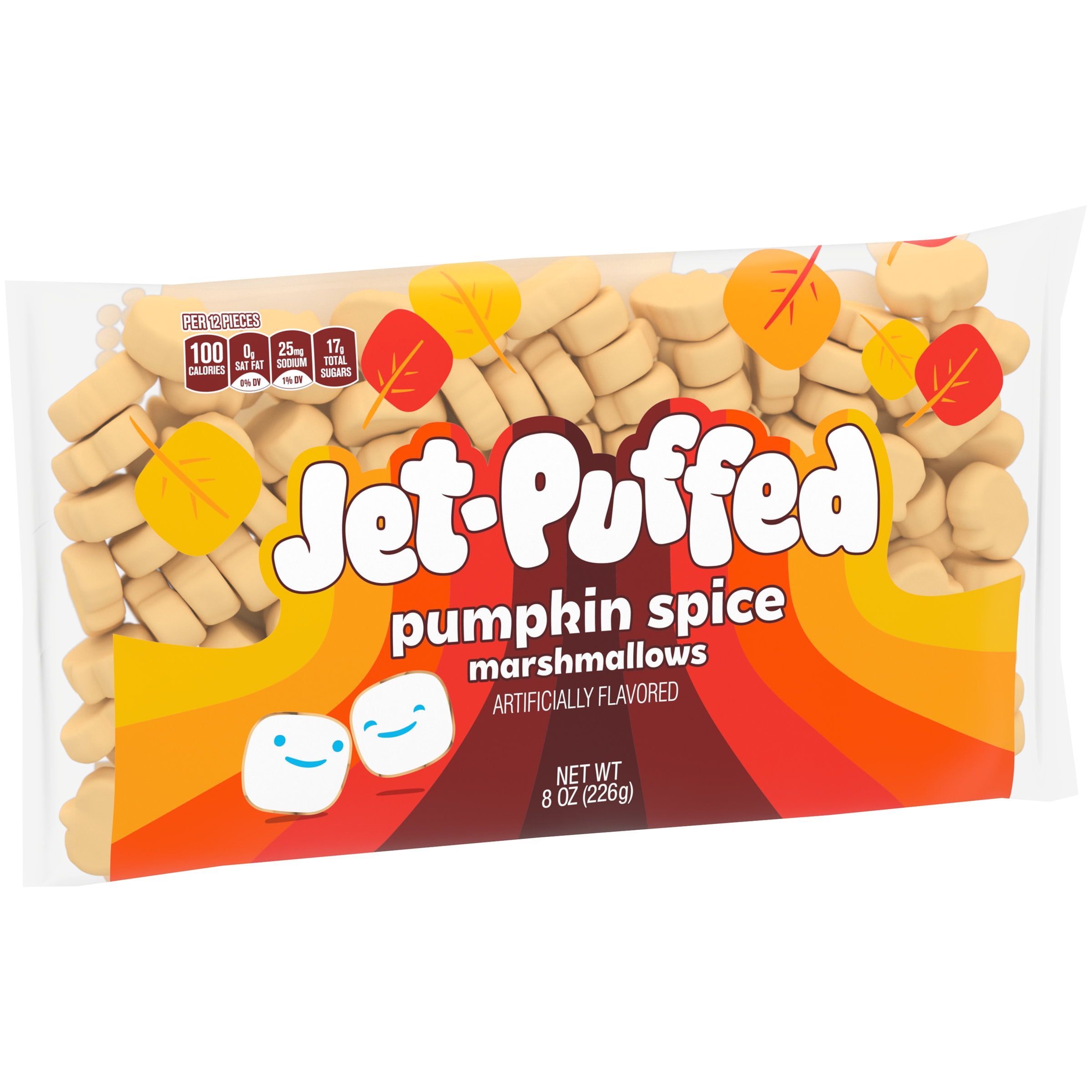 JetPuffed Pumpkin Spice Marshmallows, 8 oz Bag