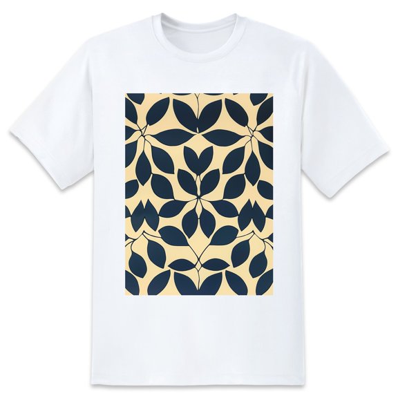 Basic Oversize Tees For WomenLeaves Loose Boyfriend Shirts Casual Blouse round neck